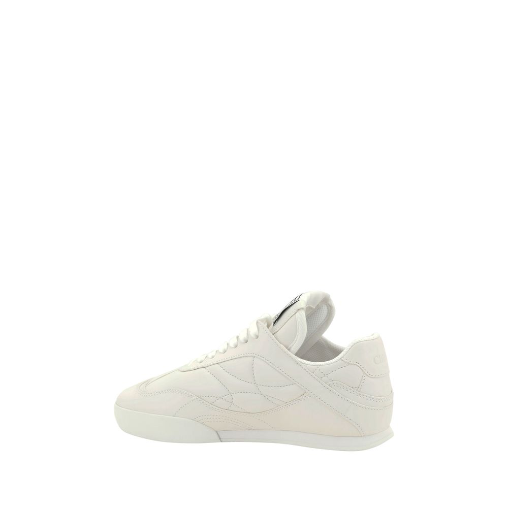 Chloé – White Kick Leather Sneakers