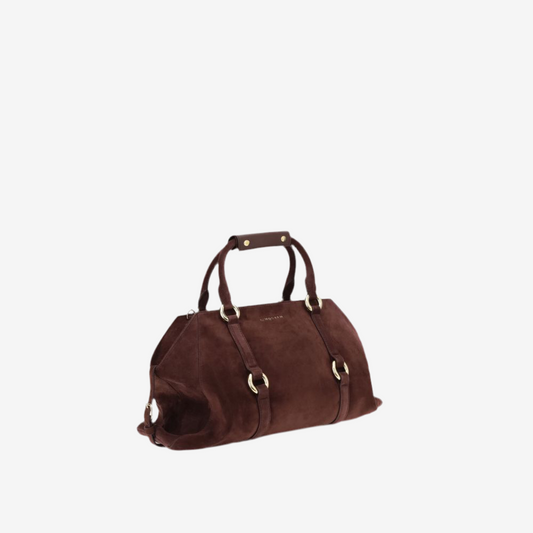 Alexander McQueen – Burgundy Farringdon Medium Bag