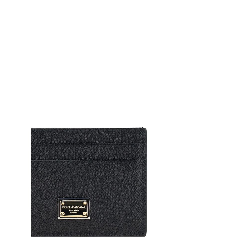Dolce & Gabbana – Black Card Holder Leather