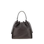 Brunello Cucinelli – Leather Shoulder Bag Dark Brown
