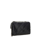 Pinko – Love Mini Puff Quilted Shoulder Bag in Black Silver