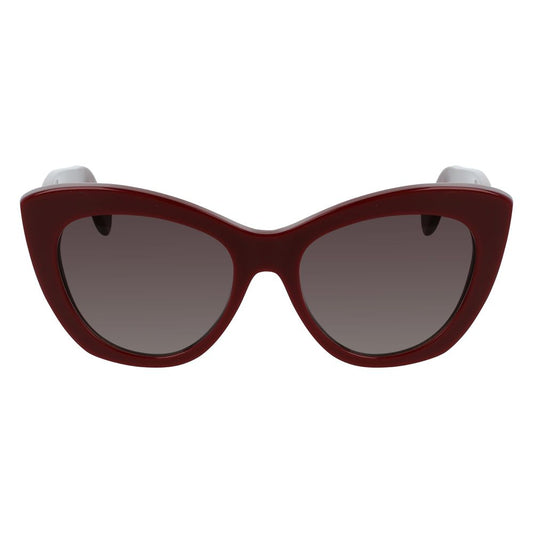 Salvatore Ferragamo – Bordeaux Acetate Sunglasses