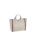 Chloé – Carry Cotton & Leather Handbag