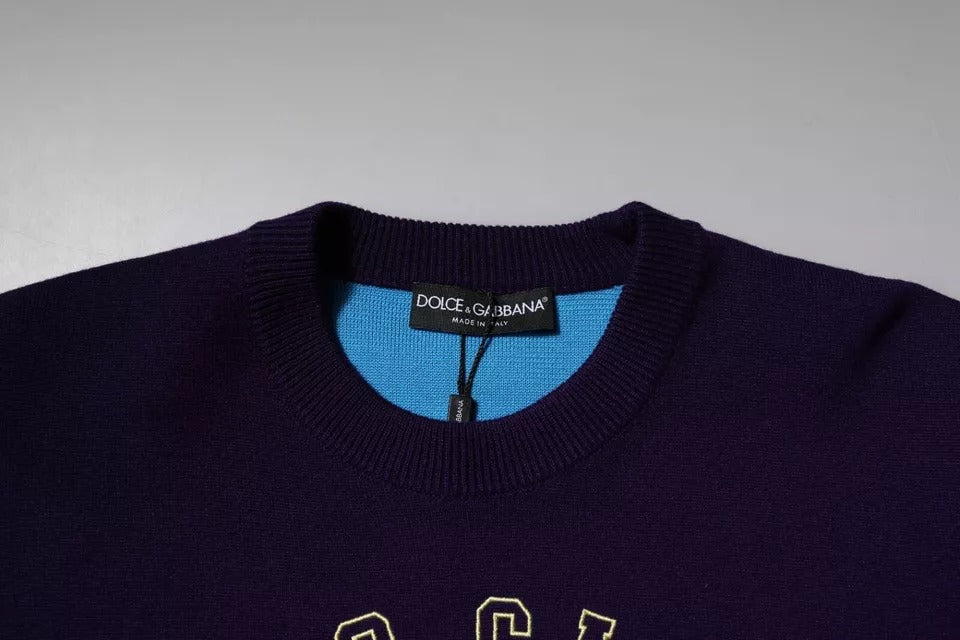 Dolce & Gabbana - Blue 1984 Milano CrewNeck Sweater