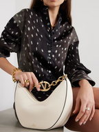 Valentino Garavani  – Ivory Small VLogo Hobo Bag