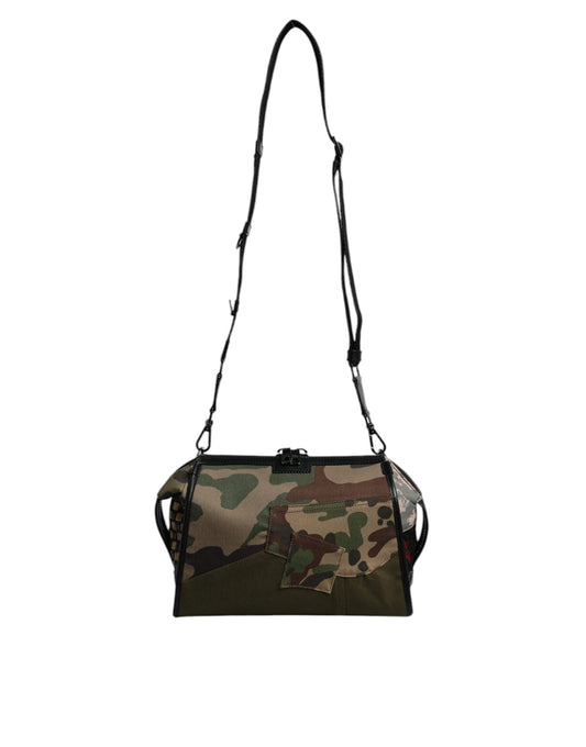 Dolce & Gabbana – Camouflage Patchwork Shoulder Bag