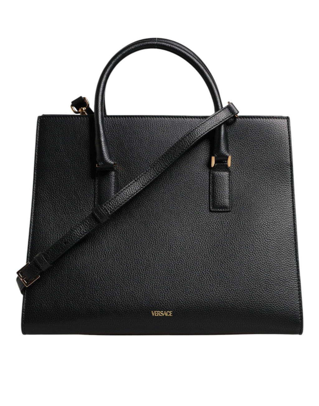 Versace – Black Crossbody Tote Bag