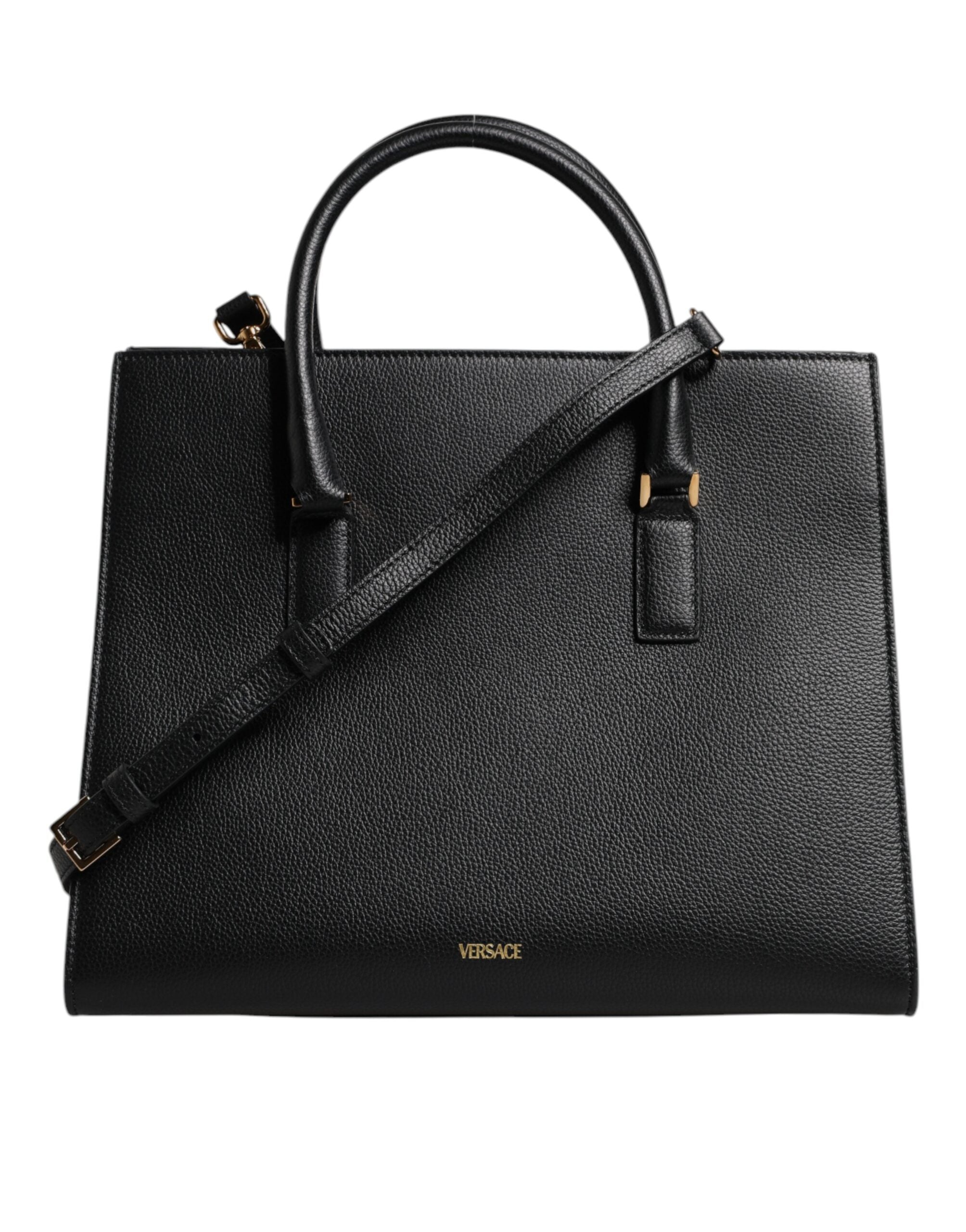 Versace – Black Crossbody Tote Bag