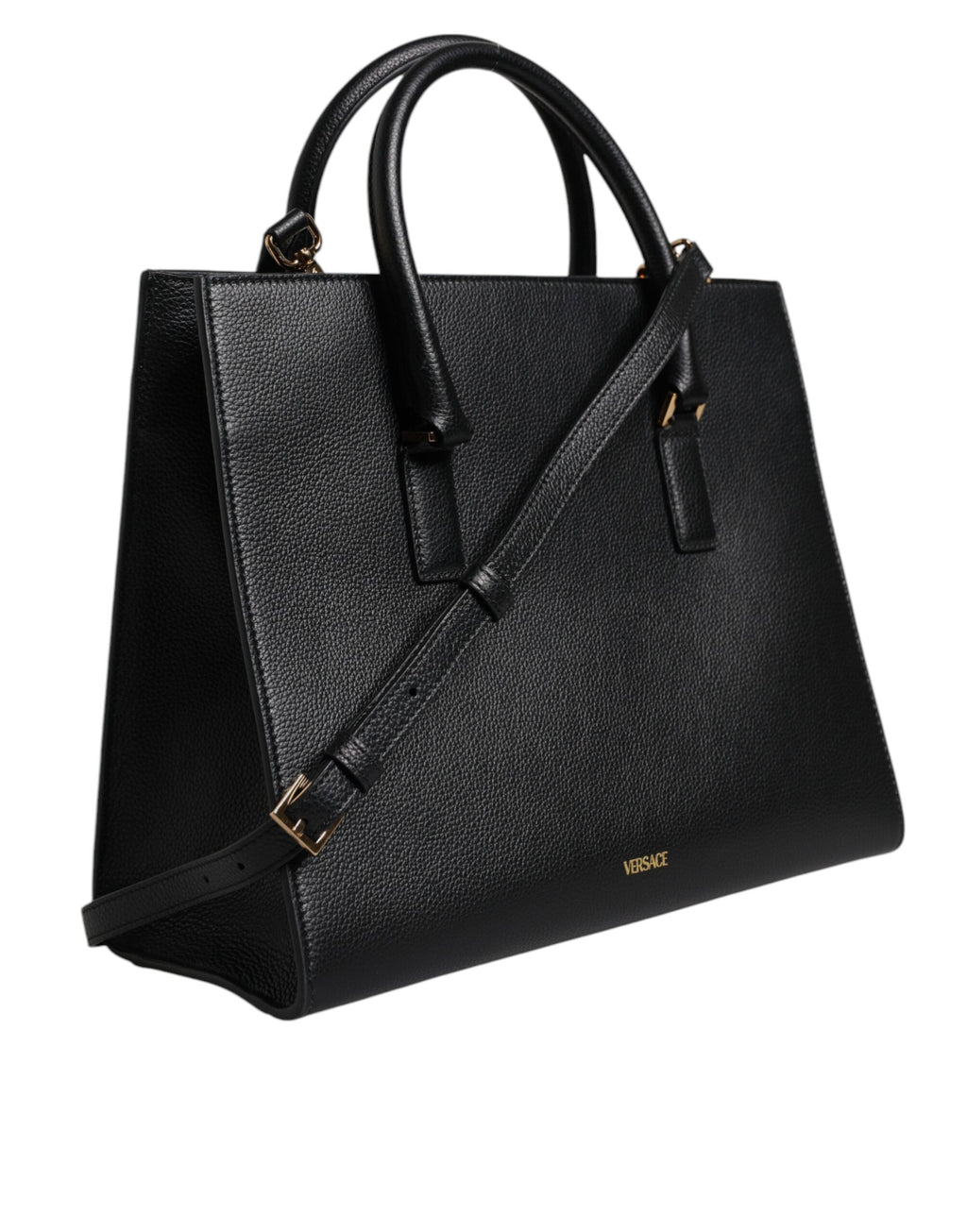 Versace – Black Crossbody Tote Bag