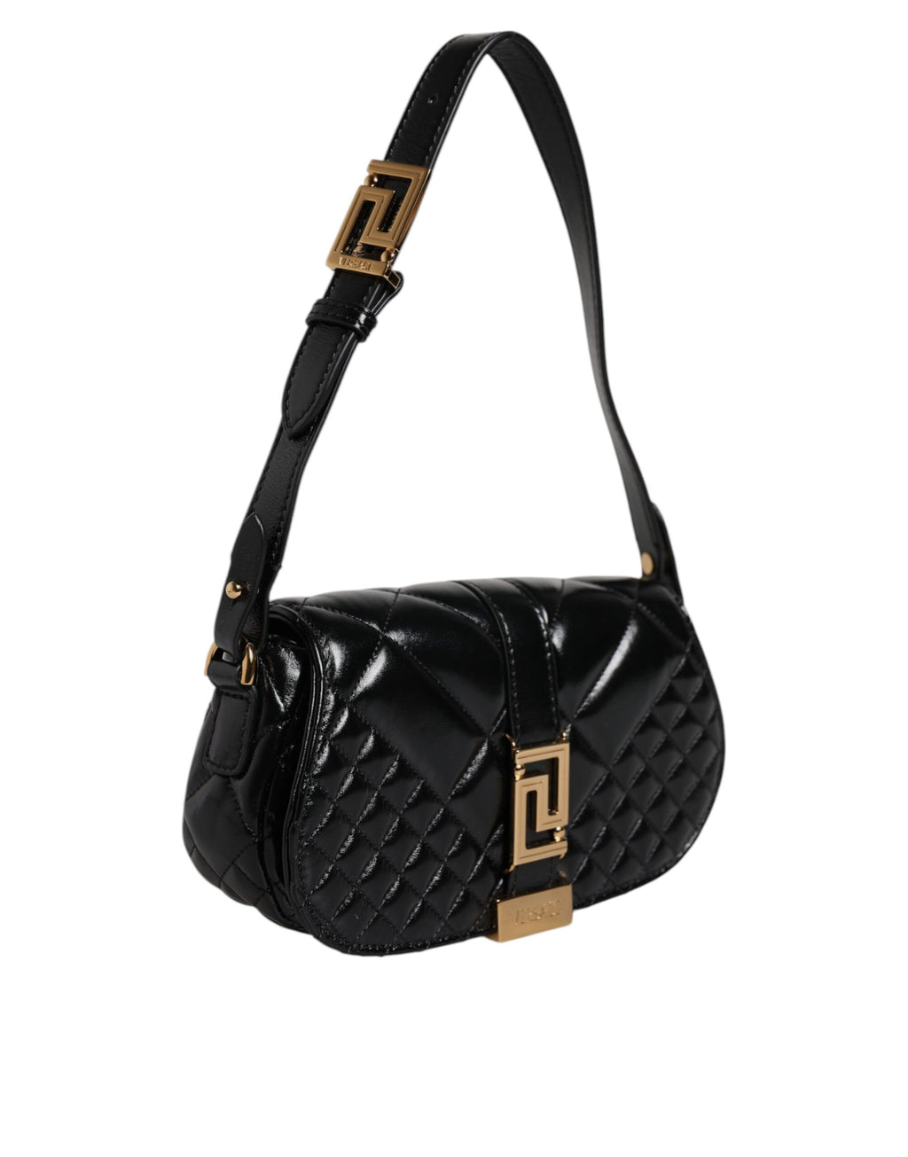 Versace – Black Calfskin Shoulder Bag
