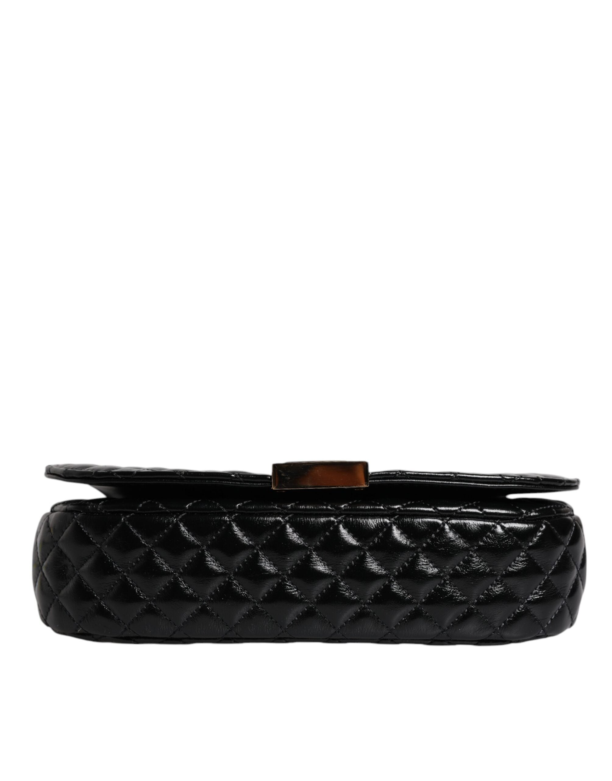 Versace – Black Calfskin Shoulder Bag