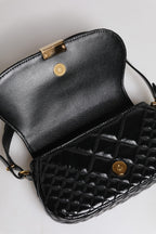 Versace – Black Calfskin Shoulder Bag