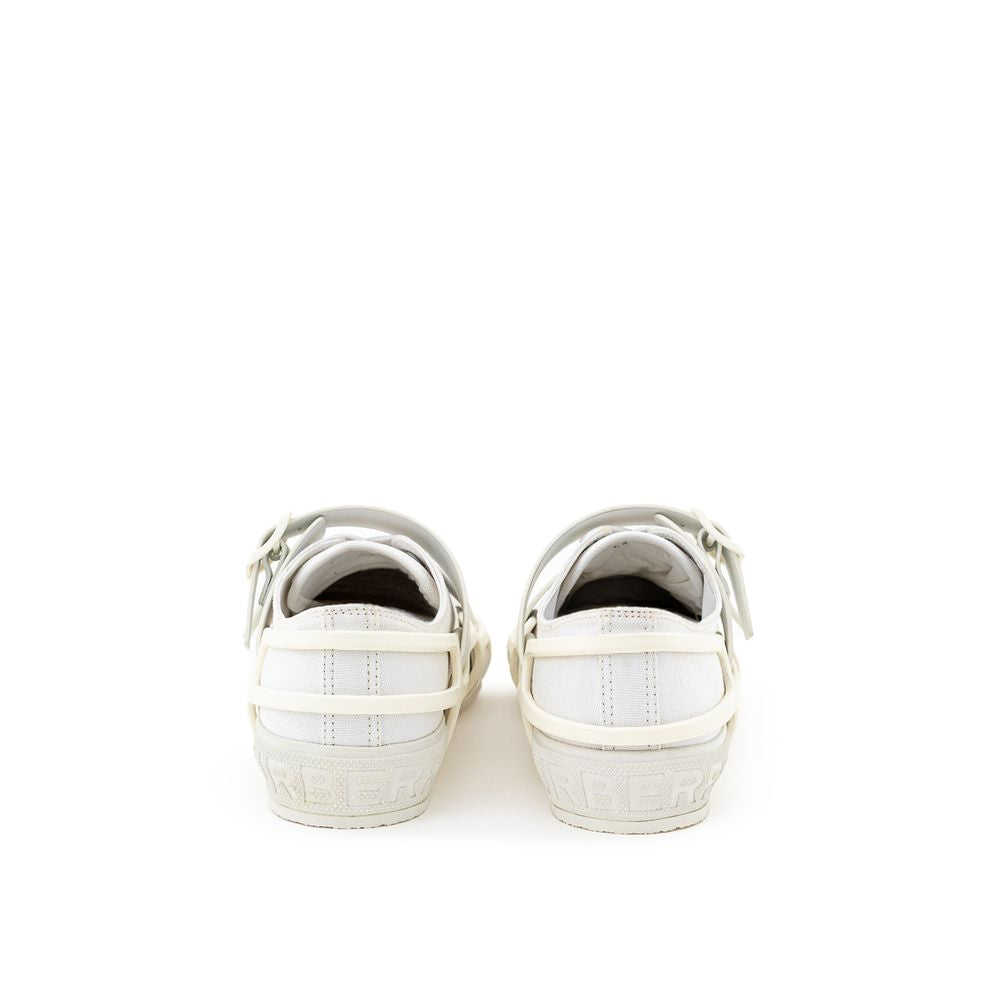 Burberry - White Cotton Sneaker