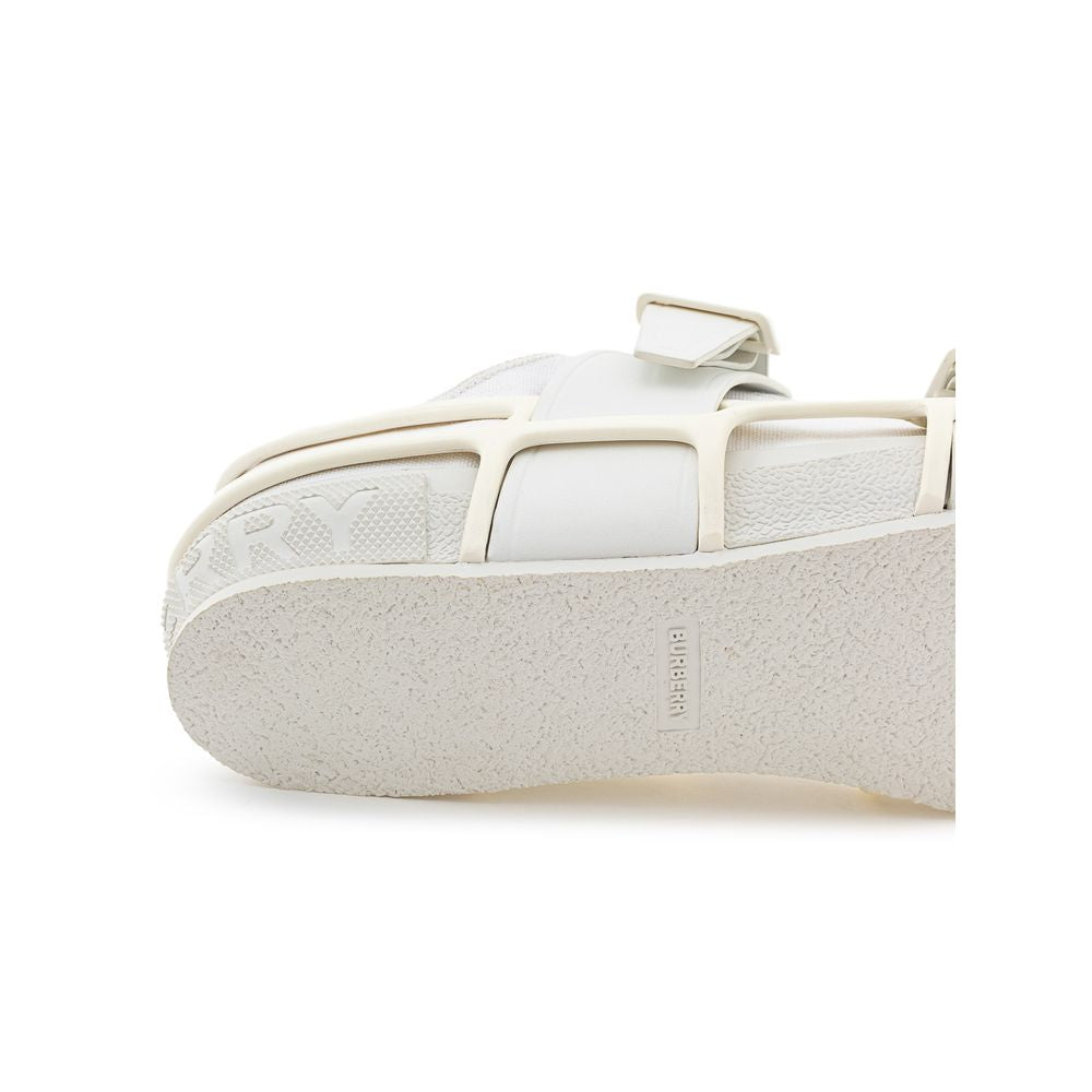 Burberry - White Cotton Sneaker