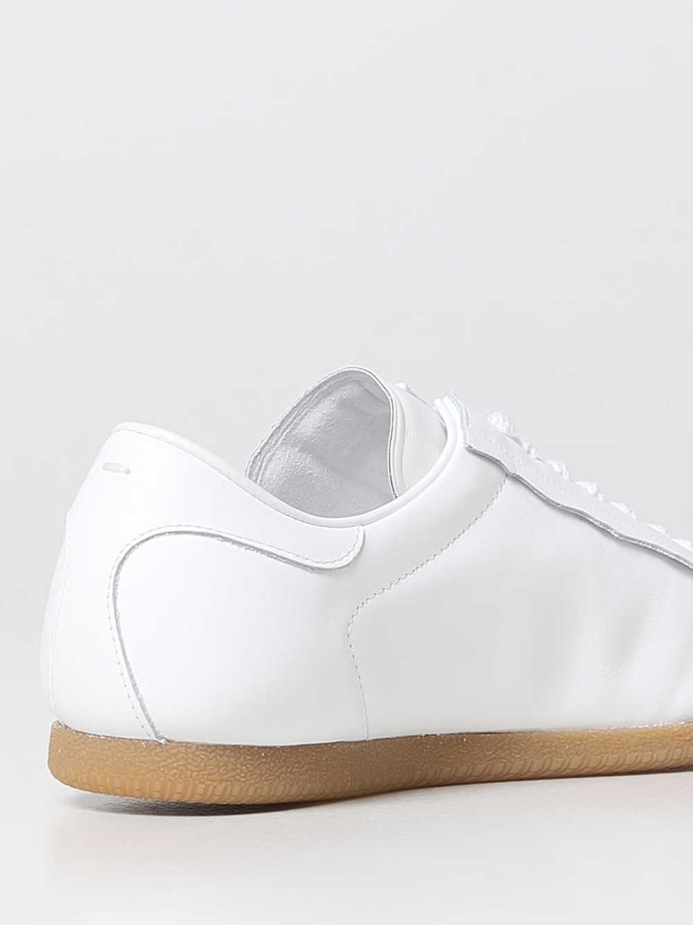 Maison Margiela - Low Featherlight Leather And Suede Sneakers