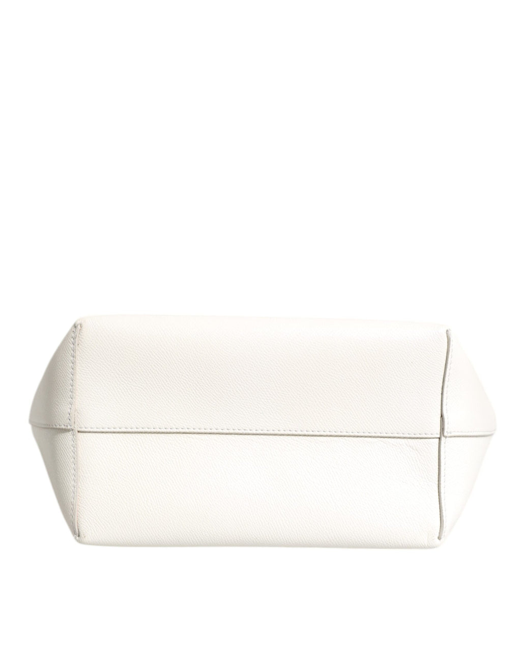 Dolce & Gabbana - White Leather #DG BEATRICE Top Handle Tote Bag