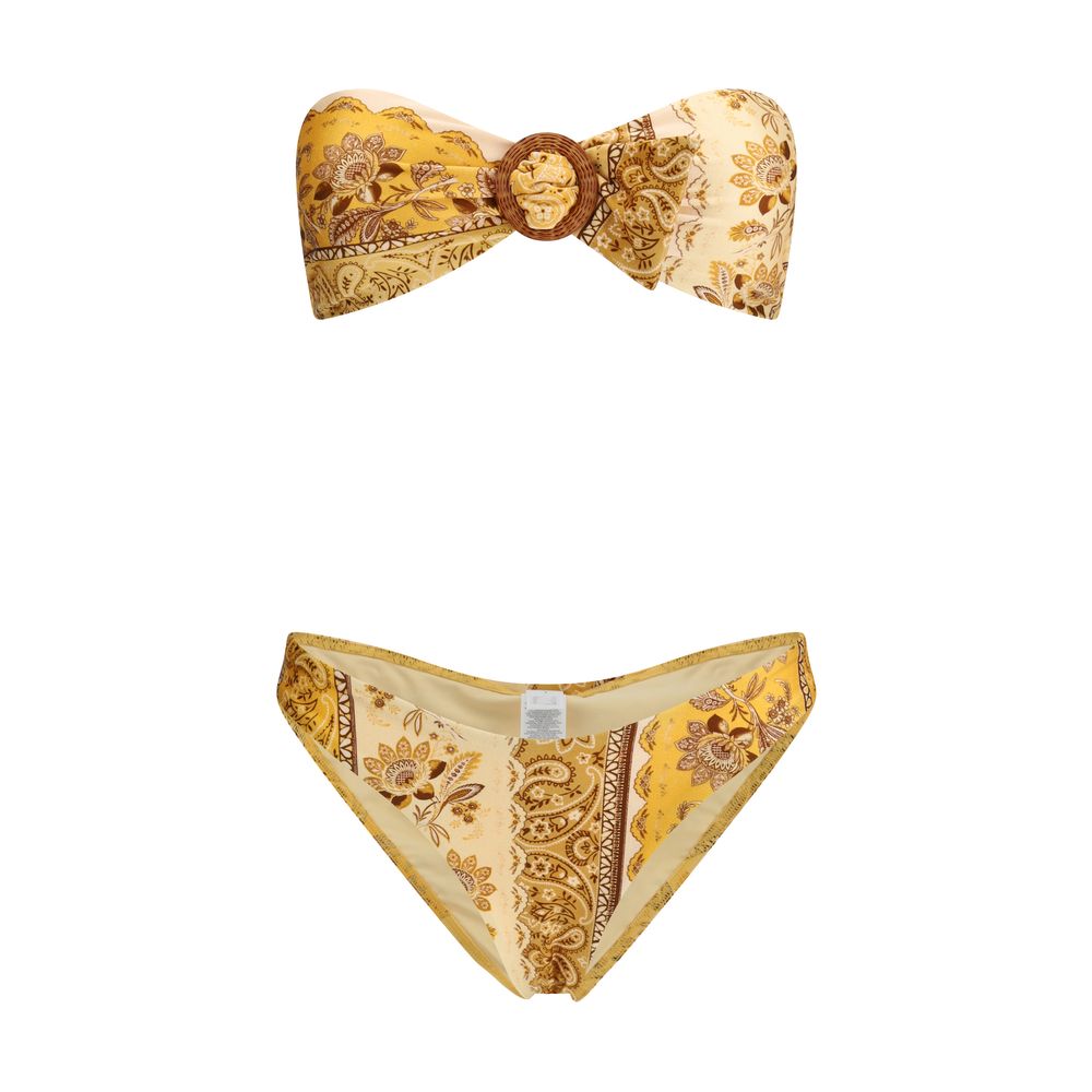 Zimmermann - Yellow Lycra Bikini