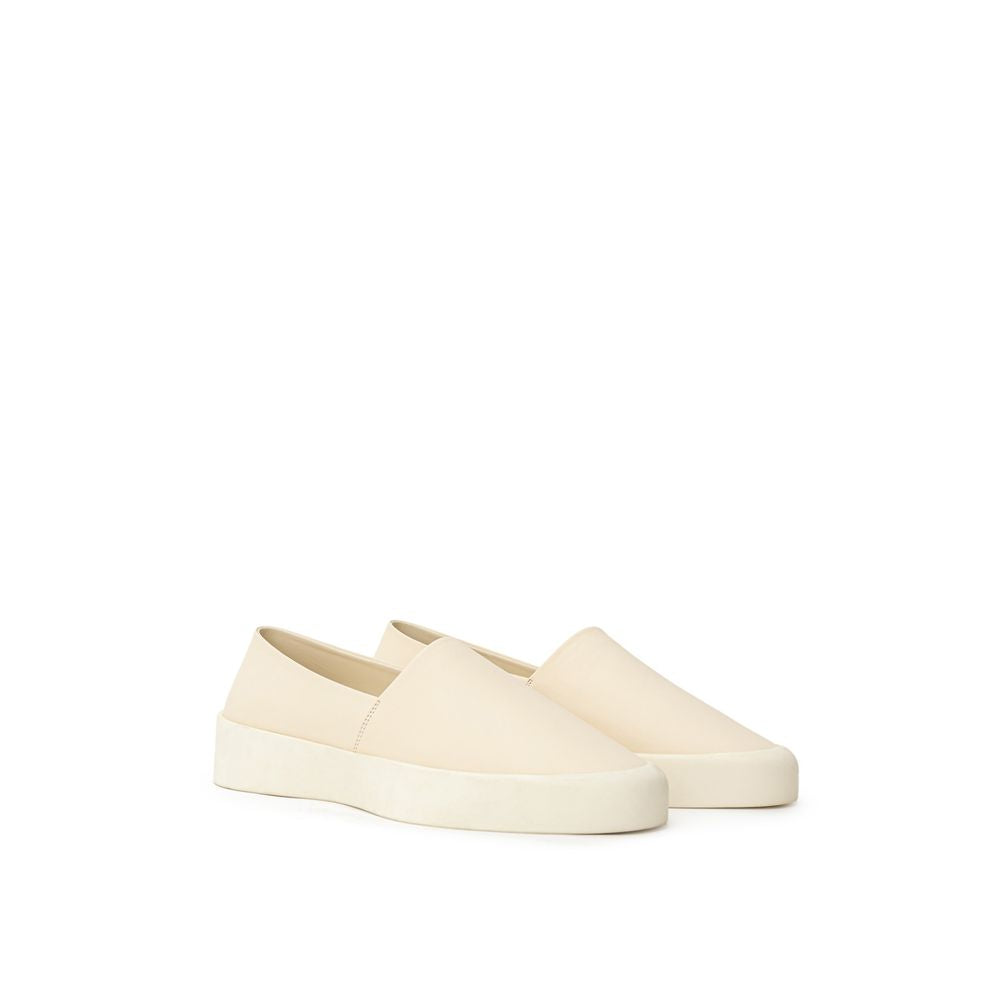 Fear Of God - Beige Leather Slip-On Loafer