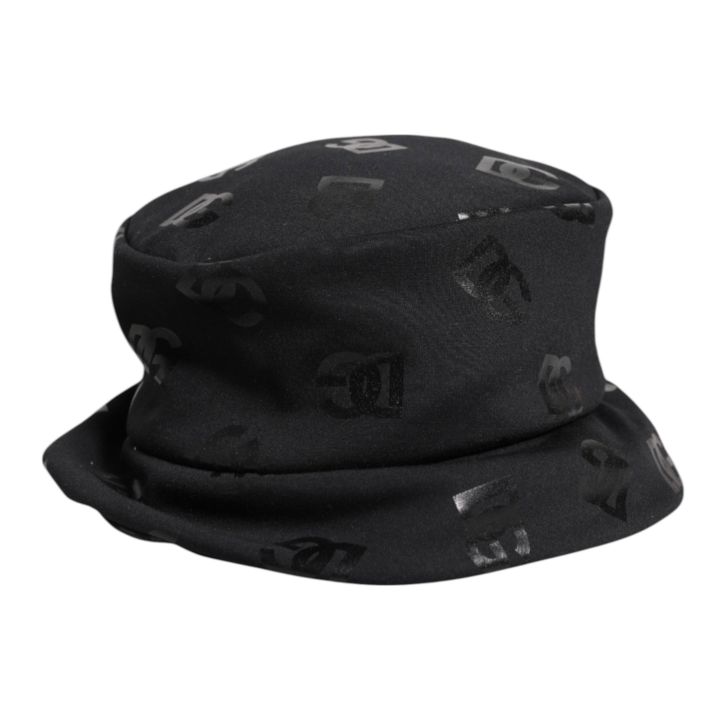 Dolce & Gabbana - Black DG Monogram Polyester Jacquard Bucket Hat