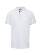 Burberry -  White Cotton Collared Polo Shirt
