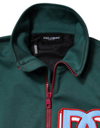 Dolce & Gabbana - Multicolor Cotton Logo Full Zip Jacket