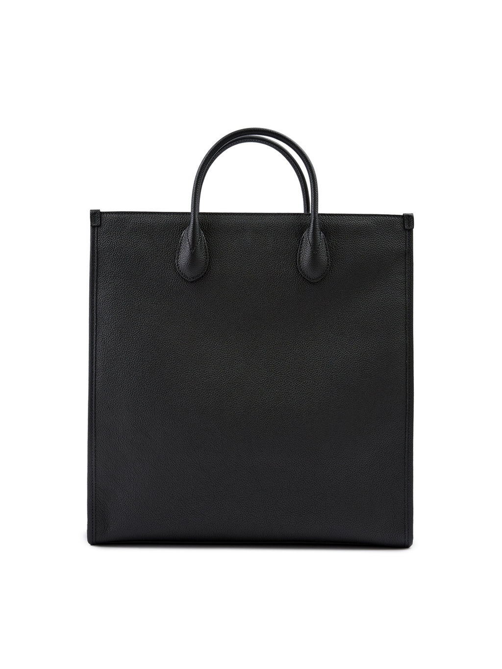 Gucci – Black Leather Medium Logo Tote Bag