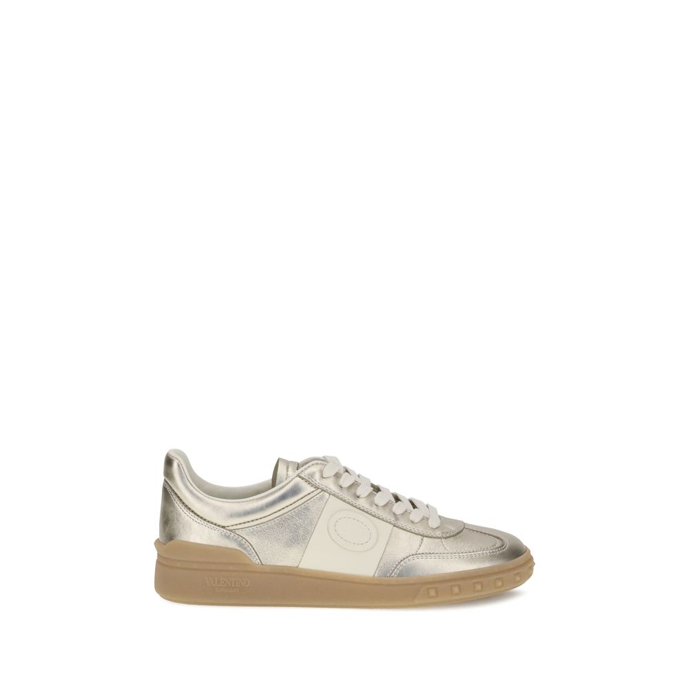 Valentino Garavani – Upvillage Laminated Calf Leather Sneakers