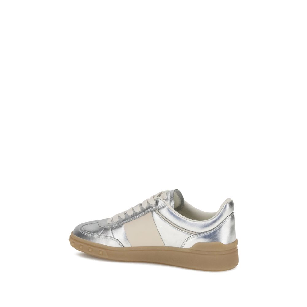 Valentino Garavani – Upvillage Laminated Calf Leather Sneakers