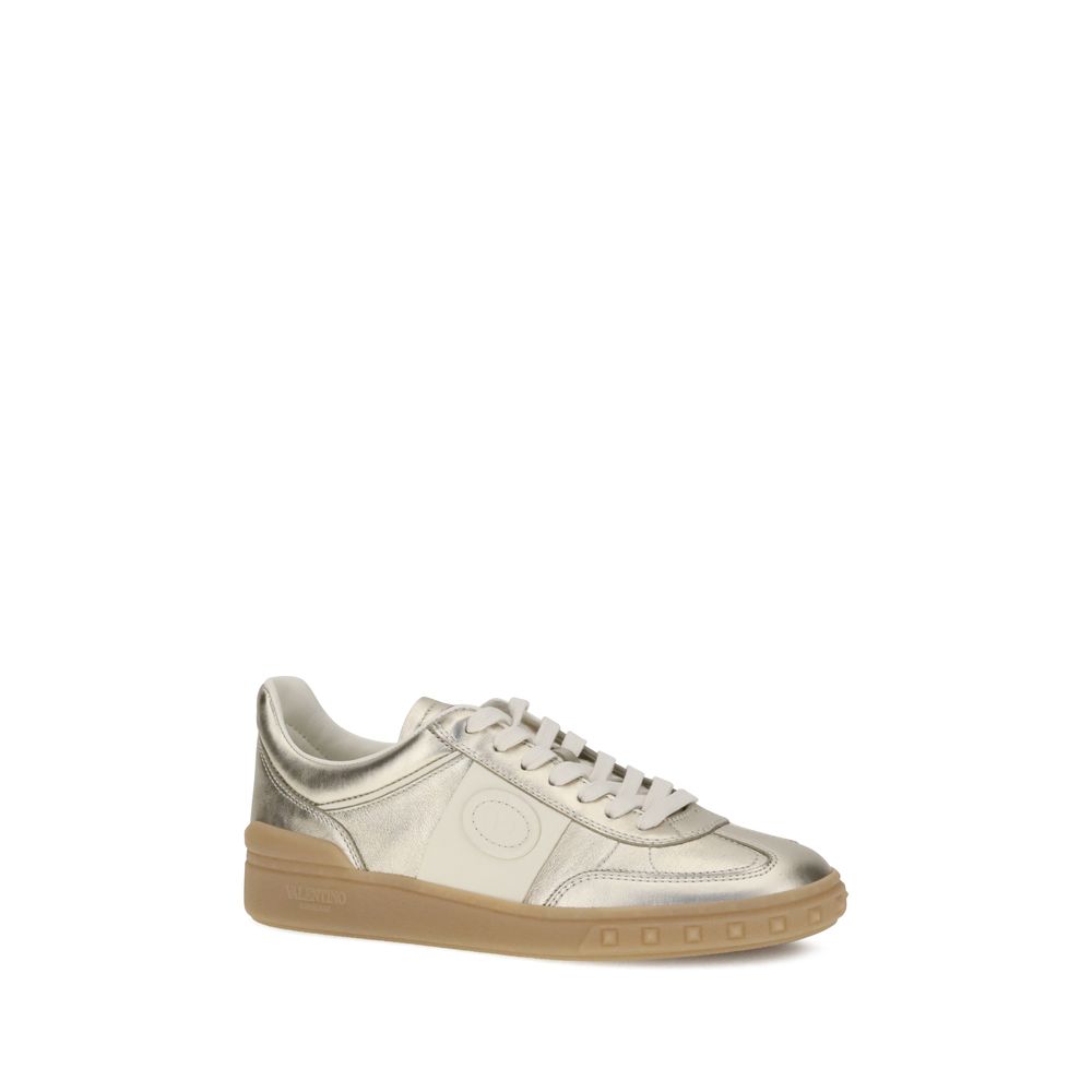 Valentino Garavani – Upvillage Laminated Calf Leather Sneakers