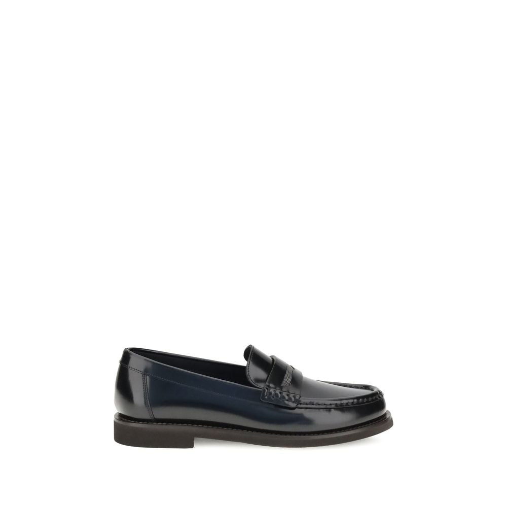 Brunello Cucinelli - Leather Loafers