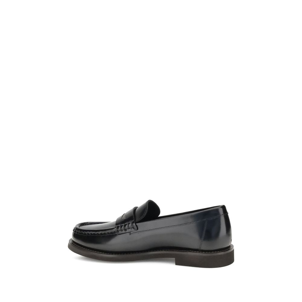 Brunello Cucinelli - Leather Loafers