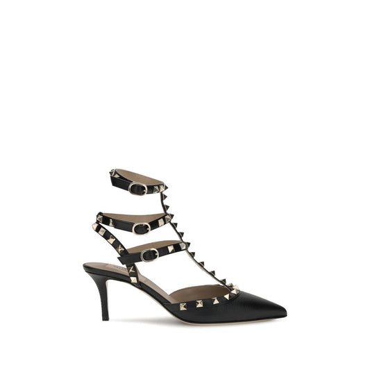 Valentino Garavani – Rockstud Pumps with Triple Ankle Straps