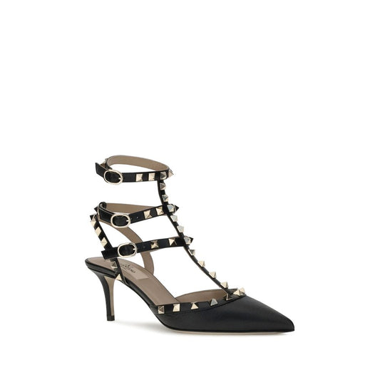 Valentino Garavani – Rockstud Pumps with Triple Ankle Straps