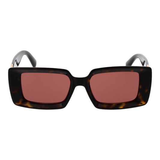 Tod’s – Brown Rectangle Full-Rim Sunglasses