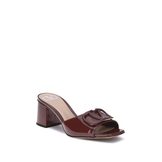 Valentino Garavani – VLogo Patent Leather Slide Sandals