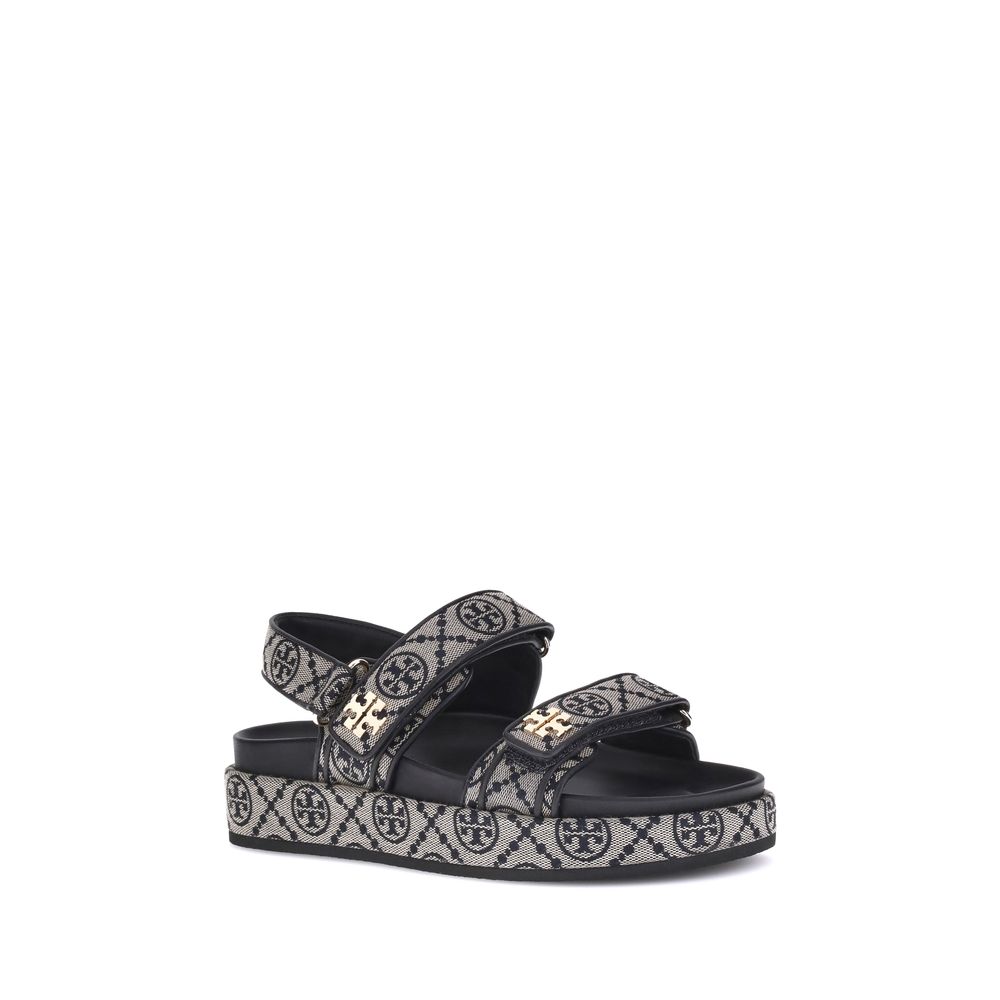 Tory Burch – Kira Monogram Jacquard Sporty Sandals