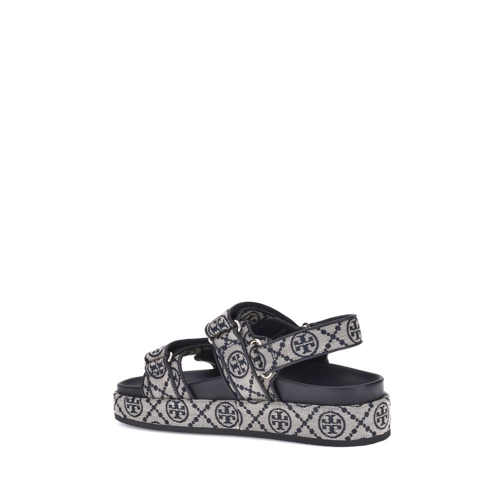 Tory Burch – Kira Monogram Jacquard Sporty Sandals