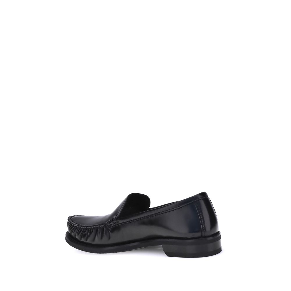 Prada – Brushed Leather Loafers