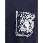 Fendi - Blue Cotton T-Shirt