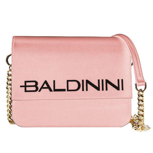 Baldinini Trend – Pink Calfskin Handbag