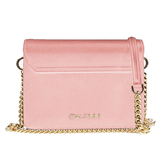 Baldinini Trend – Pink Calfskin Handbag