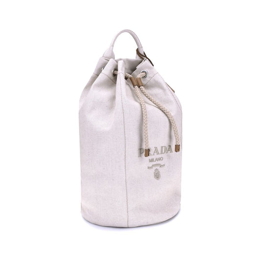Prada – Linen Bucket Bag