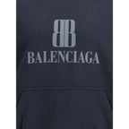 Balenciaga - Black Cotton Sweatshirt