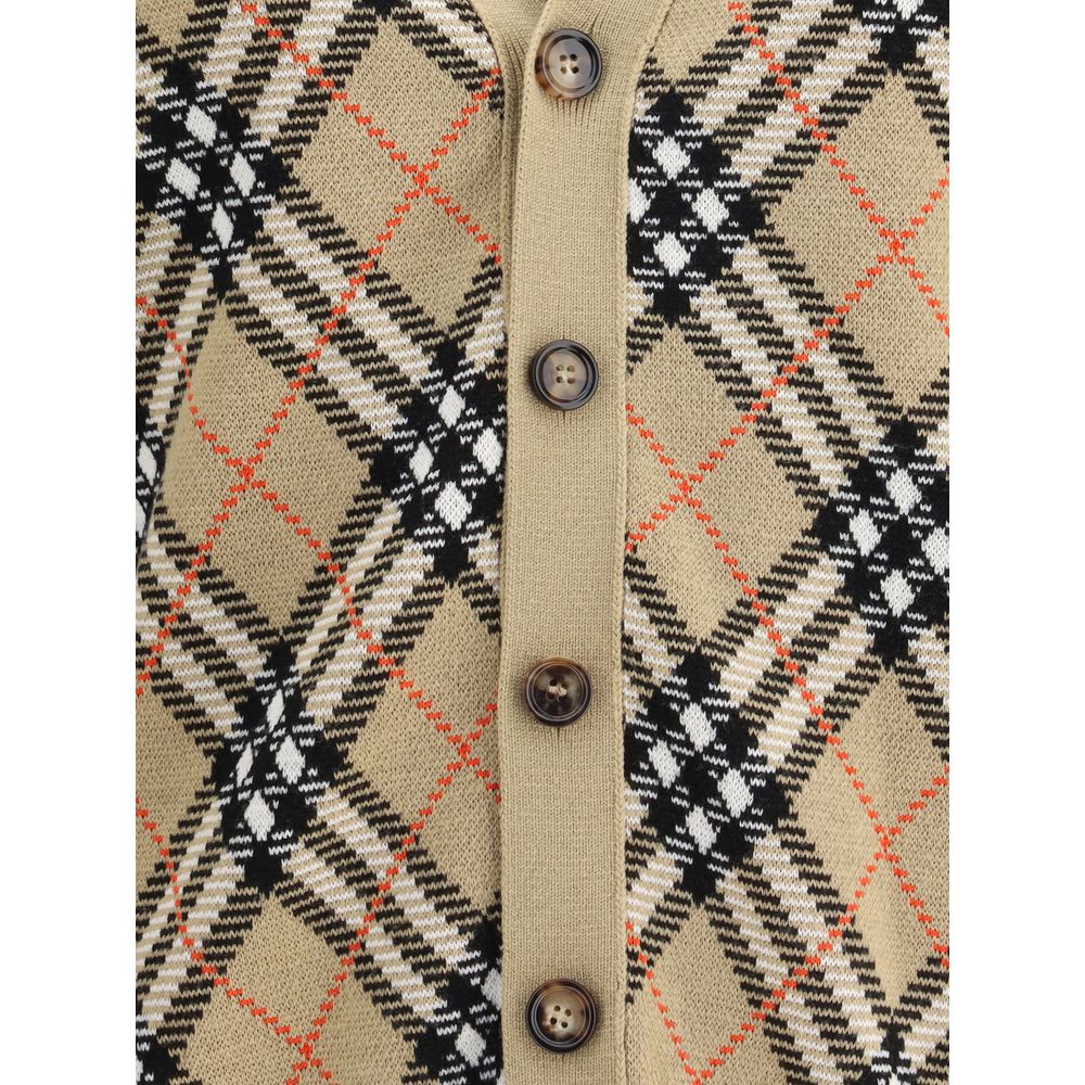 Burberry - Beige Wool Cardigan