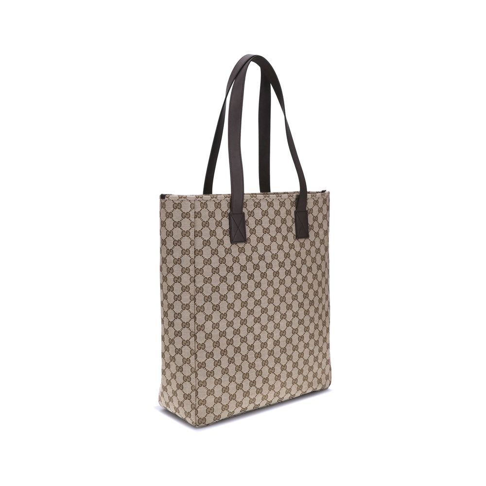 Gucci – GG Canvas Tote Bag with Web Detail