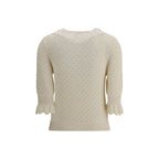 Chloé - Cream Cotton Sweatshirt