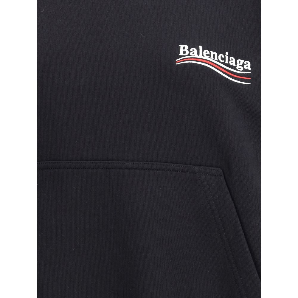 Balenciaga - Black Cotton Sweatshirt