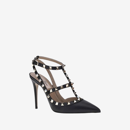 Valentino Garavani – Rockstud Leather Pumps Black