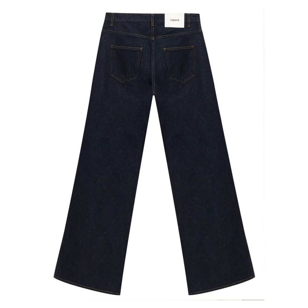 Coperni - Blue Cotton High-Waisted Jean