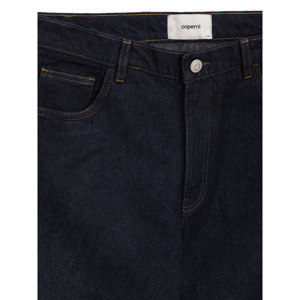 Coperni - Blue Cotton High-Waisted Jean